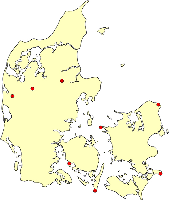 Projektlokaliteter intensive